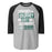 Reagan High School Rattlers Unisex 3/4 sleeve Raglan T-shirt 232