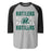 Reagan High School Rattlers Unisex 3/4 sleeve Raglan T-shirt 233