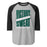 Reagan High School Rattlers Unisex 3/4 sleeve Raglan T-shirt 241