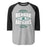 Reagan High School Rattlers Unisex 3/4 sleeve Raglan T-shirt 210