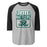 Reagan High School Rattlers Unisex 3/4 sleeve Raglan T-shirt 001