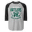 Reagan High School Rattlers Unisex 3/4 sleeve Raglan T-shirt 204