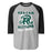 Reagan High School Rattlers Unisex 3/4 sleeve Raglan T-shirt 205