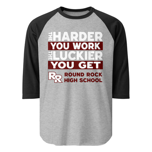 Round Rock High School Dragons Unisex 3/4 sleeve Raglan T-shirt 238