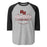 Round Rock High School Dragons Unisex 3/4 sleeve Raglan T-shirt 217
