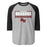 Round Rock High School Dragons Unisex 3/4 sleeve Raglan T-shirt 049
