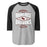 Round Rock High School Dragons Unisex 3/4 sleeve Raglan T-shirt 210