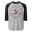 Round Rock High School Dragons Unisex 3/4 sleeve Raglan T-shirt 201