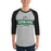 Man wearing Spring High School Lions Unisex 3/4 Sleeve Raglan T-shirt 202