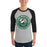 Man wearing Spring High School Lions Unisex 3/4 Sleeve Raglan T-shirt 215A