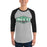 Man wearing Spring High School Lions Unisex 3/4 Sleeve Raglan T-shirt 009A