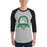 Man wearing Spring High School Lions Unisex 3/4 Sleeve Raglan T-shirt 212A