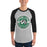Man wearing Spring High School Lions Unisex 3/4 Sleeve Raglan T-shirt 203A