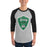 Man wearing Spring High School Lions Unisex 3/4 Sleeve Raglan T-shirt 225A