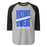 Taylor High School Mustangs Unisex 3/4 sleeve Raglan T-shirt 241