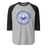 Taylor High School Mustangs Unisex 3/4 sleeve Raglan T-shirt 214