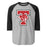 Tomball High School Cougars Unisex 3/4 sleeve Raglan T-shirt 200