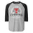 Tomball High School Cougars Unisex 3/4 sleeve Raglan T-shirt 206