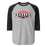 Tomball High School Cougars Unisex 3/4 sleeve Raglan T-shirt 009