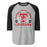 Tomball High School Cougars Unisex 3/4 sleeve Raglan T-shirt 208
