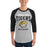 Man wearing Tomball West High School Tigers Unisex 3/4 sleeve Raglan T-shirt 213