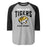 Tomball West High School Tigers Unisex 3/4 sleeve Raglan T-shirt 213