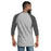 Back view of Lewisville High School Farmers Unisex 3/4 Sleeve Raglan T-shirt 235