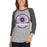 Woman wearing a Klein Cain High School Hurricanes 3/4 Sleeve Raglan T-shirt 04