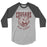 Cinco Ranch High School Cougars Unisex 3/4 sleeve Raglan T-shirt 214