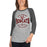 Woman wearing Cy-Fair High School Bobcats Unisex 3/4 sleeve Raglan T-shirt 218