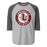 Lewisville High School Farmers Unisex 3/4 Sleeve Raglan T-shirt 216