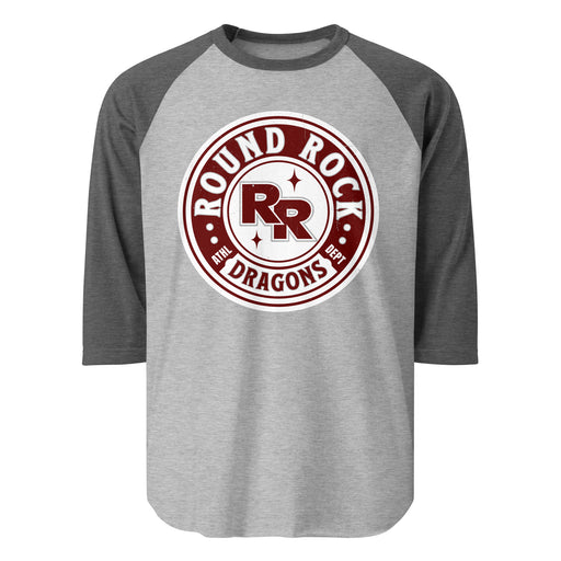 Round Rock High School Dragons Unisex 3/4 sleeve Raglan T-shirt 220