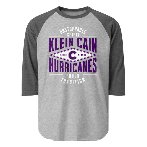 Klein Cain High School Hurricanes Unisex 3/4 Sleeve Raglan T-shirt 210