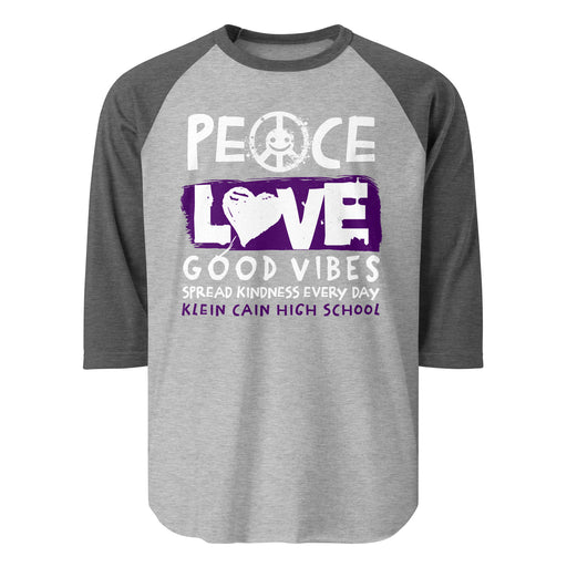 Klein Cain High School Hurricanes Unisex 3/4 Sleeve Raglan T-shirt 240