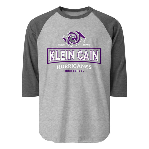 Klein Cain High School Hurricanes Unisex 3/4 Sleeve Raglan T-shirt 202
