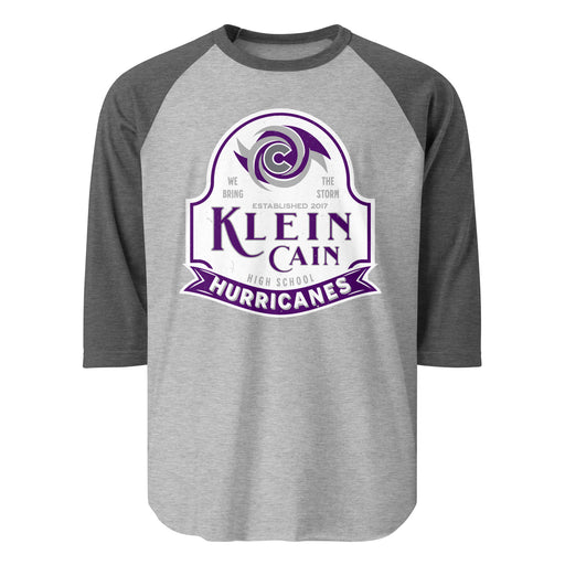 Klein Cain High School Hurricanes Unisex 3/4 Sleeve Raglan T-shirt 219