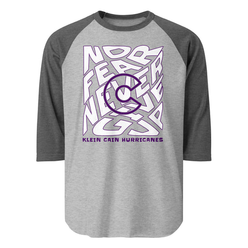 Klein Cain High School Hurricanes Unisex 3/4 Sleeve Raglan T-shirt 236