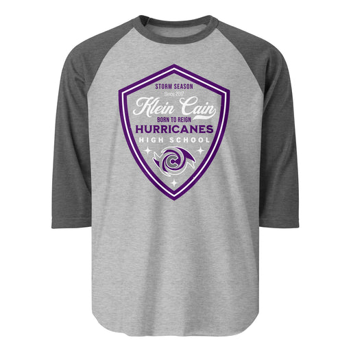 Klein Cain High School Hurricanes Unisex 3/4 Sleeve Raglan T-shirt 225
