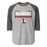 Lewisville High School Farmers Unisex 3/4 Sleeve Raglan T-shirt 049