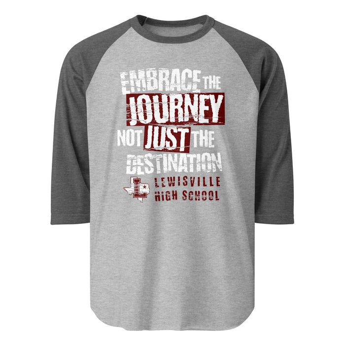 Lewisville High School Farmers Unisex 3/4 Sleeve Raglan T-shirt 232