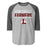 Lewisville High School Farmers Unisex 3/4 Sleeve Raglan T-shirt 024