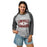 Woman wearing Lewisville High School Farmers Unisex 3/4 Sleeve Raglan T-shirt 210