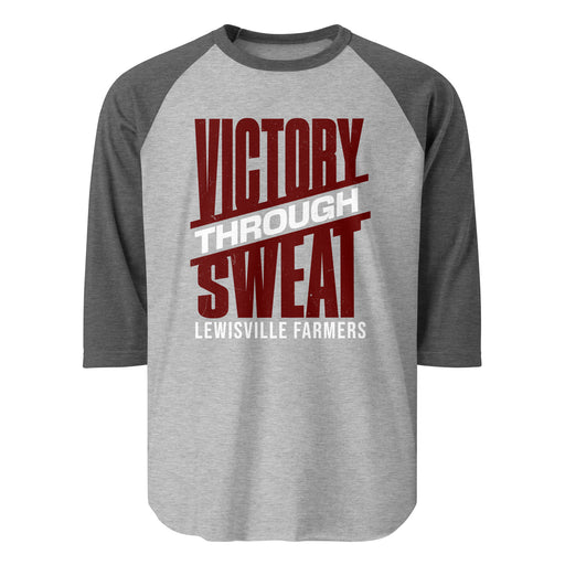 Lewisville High School Farmers Unisex 3/4 Sleeve Raglan T-shirt 241
