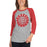 Tomball High School Cougars 3/4 Sleeve Raglan T-shirt 02