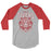 Katy High School Tigers Unisex 3/4 sleeve Raglan T-shirt 206