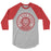 Katy High School Tigers Unisex 3/4 sleeve Raglan T-shirt 210