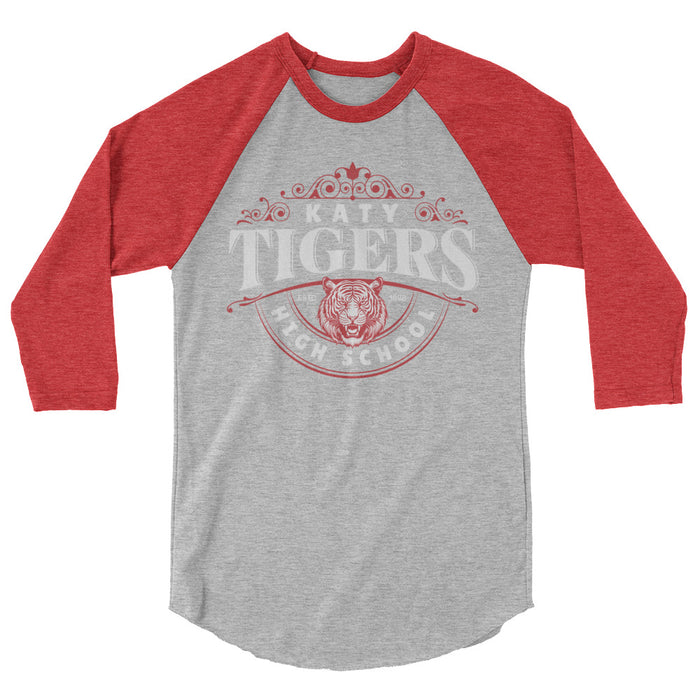 Katy High School Tigers Unisex 3/4 sleeve Raglan T-shirt 211