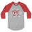 Katy High School Tigers Unisex 3/4 sleeve Raglan T-shirt 215