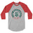 The Woodlands High School Highlanders Unisex 3/4 sleeve Raglan T-shirt 219