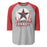 Coppell High School Cowboys Unisex 3/4 sleeve Raglan T-shirt 202